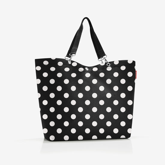 Reisenthel shopper XL dots white (Strandtasche,schwarz) Exklusive Angebote
