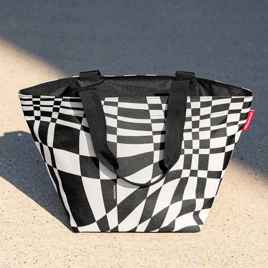 Reisenthel shopper M op-art (Handtasche,schwarz) Sonderangebote
