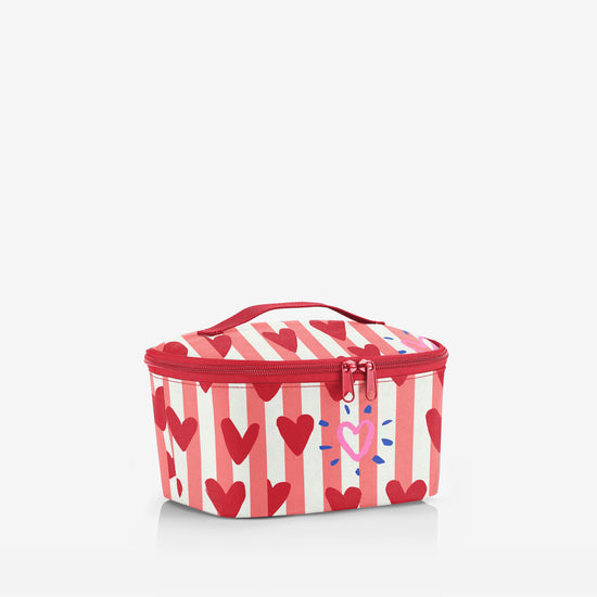 Reisenthel coolerbag S pocket hearts & stripes (Kühltasche,rot) Begrenzt auf 3 Tage