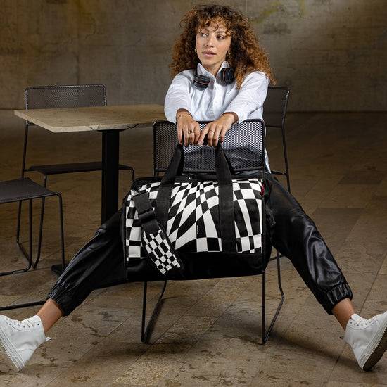Reisenthel allrounder L op-art (Große Reisetasche - 30 Liter Platz,schwarz) 2025