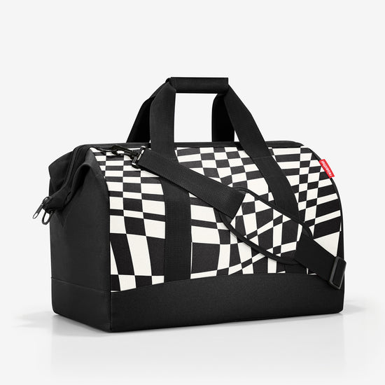 Reisenthel allrounder L op-art (Große Reisetasche - 30 Liter Platz,schwarz) 2025