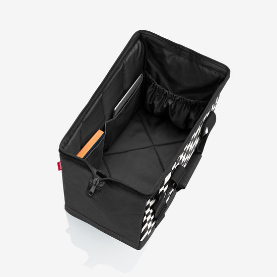 Reisenthel allrounder L op-art (Große Reisetasche - 30 Liter Platz,schwarz) 2025