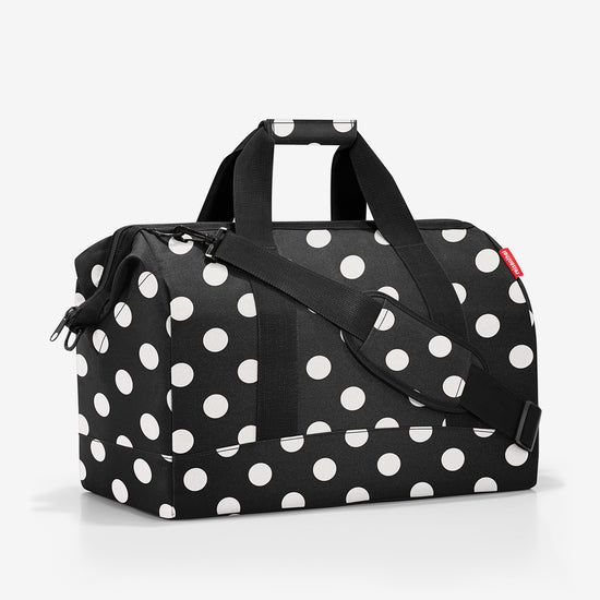 Reisenthel allrounder L dots white (Große Reisetasche - 30 Liter Platz,schwarz) Flash Sale