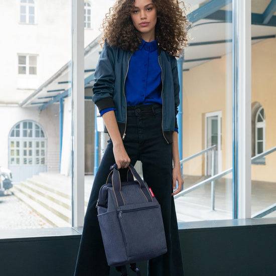 Reisenthel allrounder R herringbone dark blue (Rucksack,dunkelblau) Osterangebot