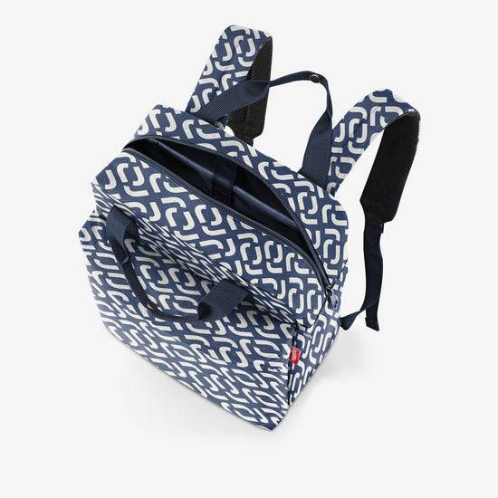 Reisenthel allday backpack M signature navy (Rucksack,blau) Jubiläumsangebot