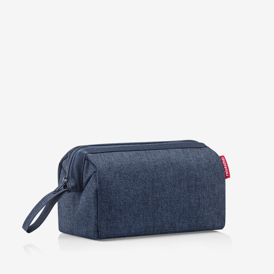 Reisenthel travelcosmetic herringbone dark blue (Kulturbeutel,dunkelblau) Sonderangebote