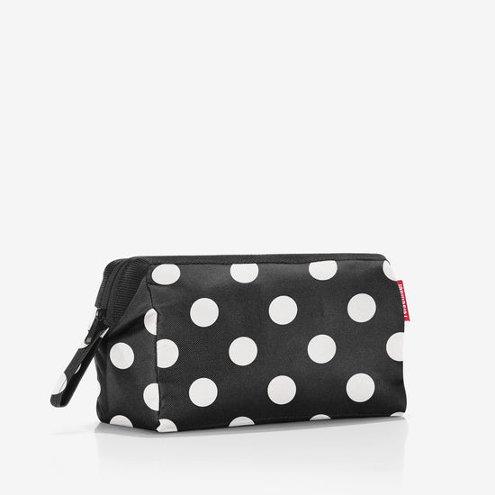 Reisenthel travelcosmetic dots white (Kulturbeutel,schwarz) Tiefpreis
