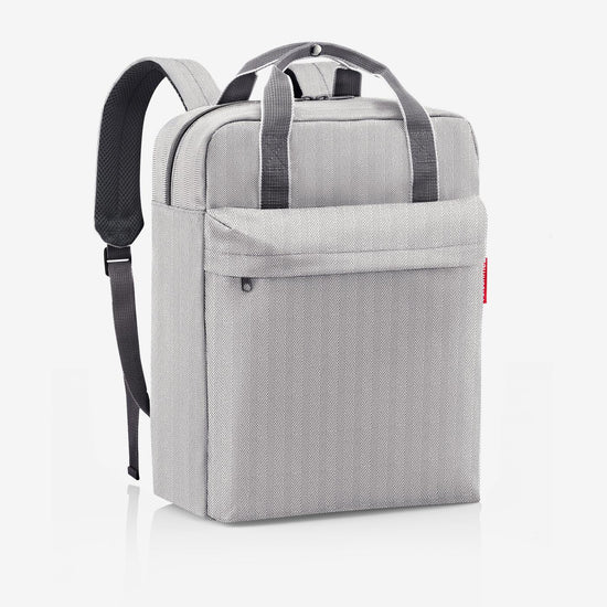 Reisenthel allday backpack M herringbone grey (Rucksack,grau) Nur noch ein Tag übrig