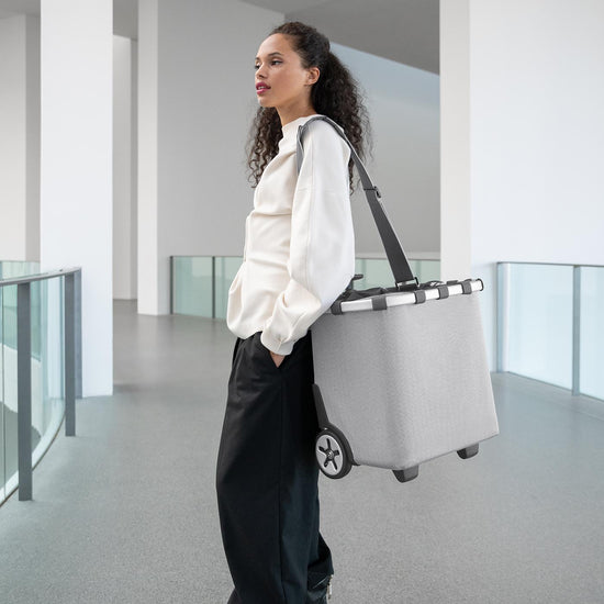 Reisenthel carrycruiser herringbone grey (Einkaufstrolley,grau) Clearance-Verkauf