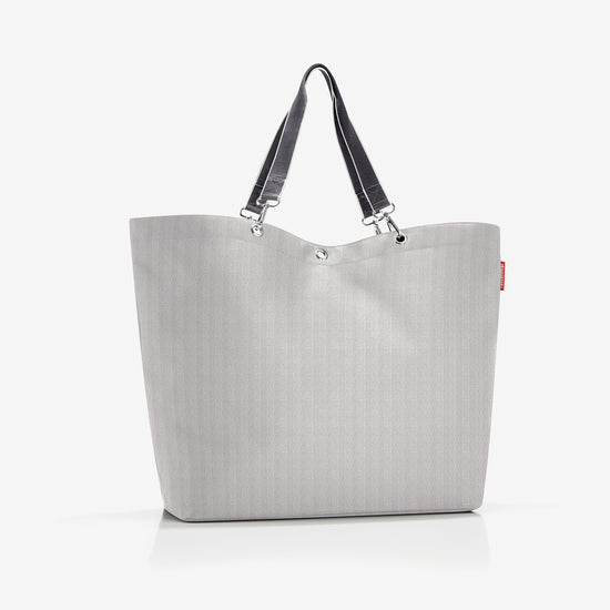 Reisenthel shopper XL herringbone grey (Strandtasche,grau) Fabrikladen