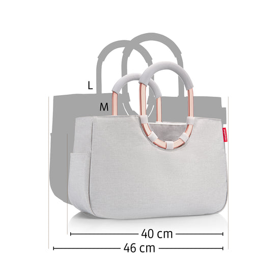 Reisenthel loopshopper L frame florist lagoon (Einkaufstasche) Fabrikverkauf