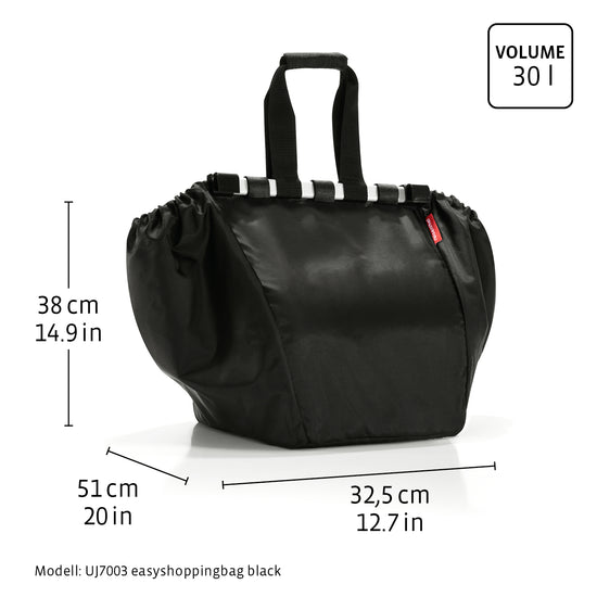 Reisenthel easyshoppingbag dots white (Einkaufswagentasche,schwarz) Limitierter Zeitrabatt