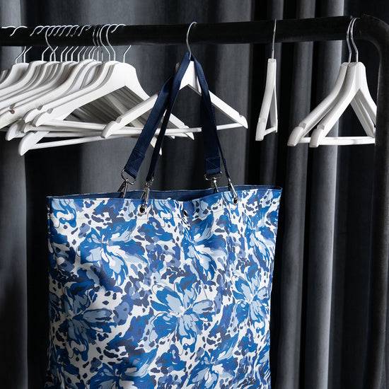 Reisenthel shopper XL flora blue (Strandtasche,blau) Preisnachlass