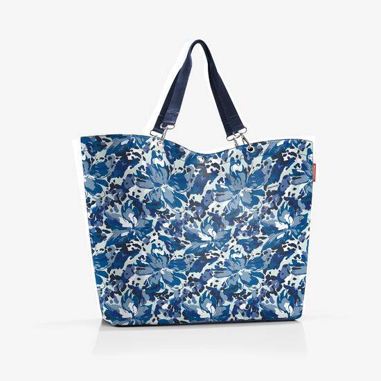 Reisenthel shopper XL flora blue (Strandtasche,blau) Preisnachlass