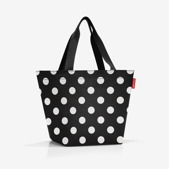 Reisenthel shopper M dots white (Handtasche,schwarz) Heißer Verkauf