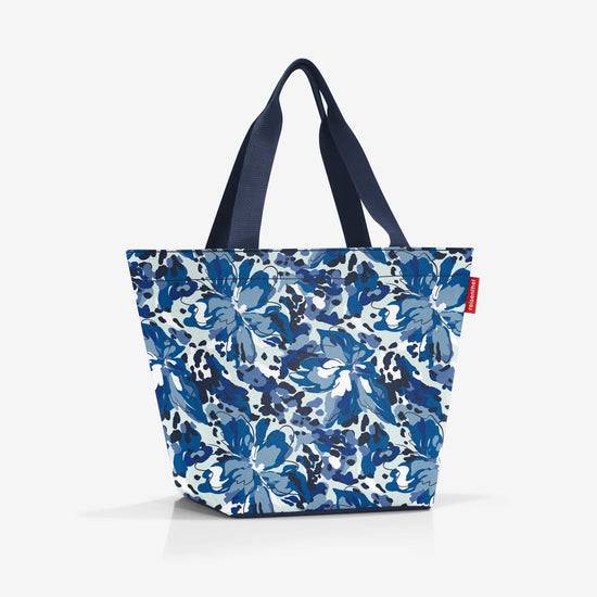 Reisenthel shopper M flora blue (Handtasche,blau) Große Rabatte