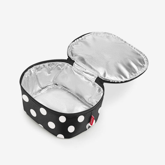 Reisenthel coolerbag S pocket dots white (Kühltasche,schwarz) Kostenlose Rückgabe