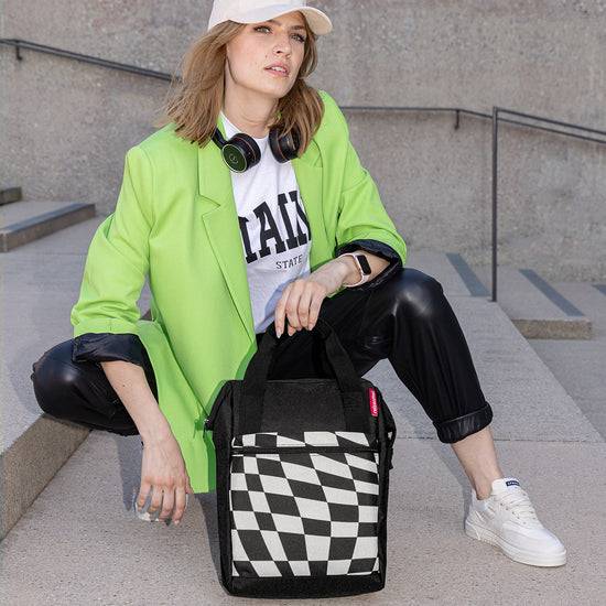 Reisenthel allrounder R op-art (Rucksack,schwarz) Riesige Rabatte