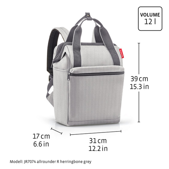 Reisenthel allrounder R op-art (Rucksack,schwarz) Riesige Rabatte
