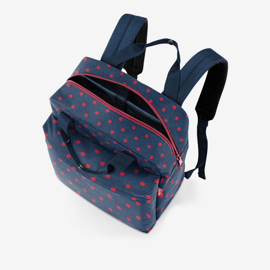 Reisenthel allday backpack M mixed dots red (Rucksack) 50% Rabatt mit kostenlosem Versand