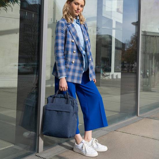 Reisenthel allday backpack M herringbone dark blue (Rucksack,dunkelblau) Kostenloser Versand international