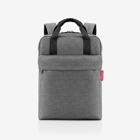 Reisenthel allday backpack M iso twist silver (Rucksack isoliert,grau) 50% Rabatt für begrenzte Zeit