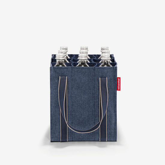 Reisenthel bottlebag herringbone dark blue (Flaschentasche,dunkelblau) Versandkostenfrei