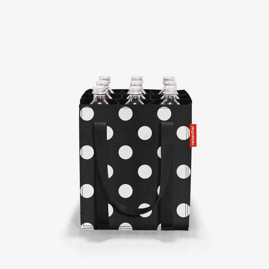 Reisenthel bottlebag dots white (Flaschentasche,schwarz) Flash Sale