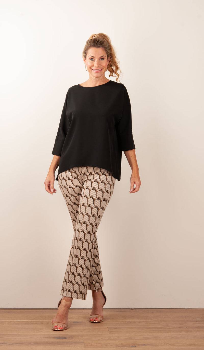 Cambio Hose „Faith“ Beige | Gold | Schwarz Kostenloser Versand international