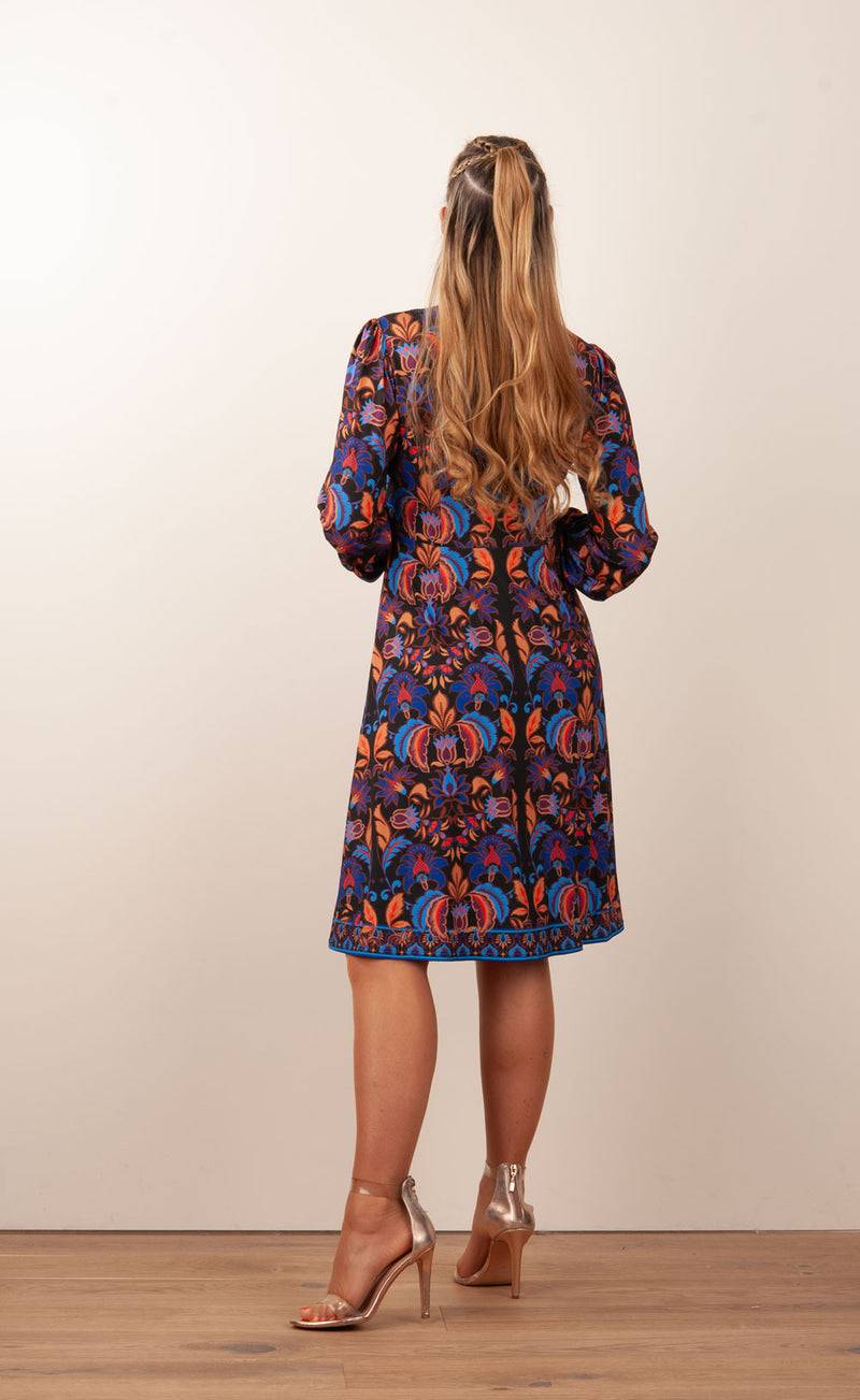Hale Bob Kleid Schwarz | Blau | Multicolor Schlussverkauf