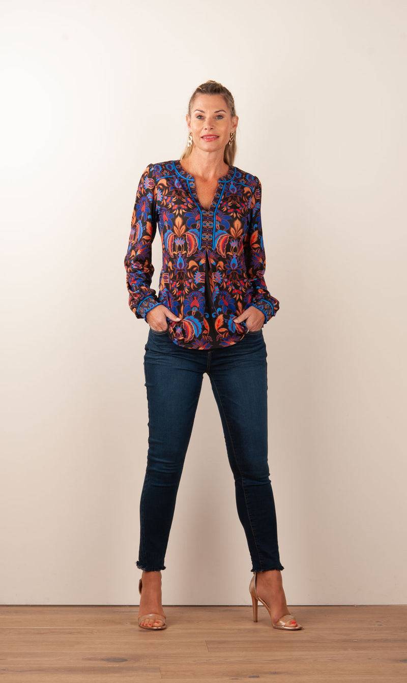 True Religion Jeans „Halle | Skinny“ Blau Kostenloser Versand
