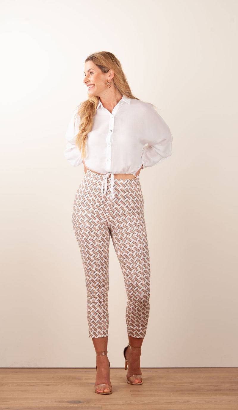 Seductive Hose „Capri“ Beige | Puder | Weiß Super Sparpreis