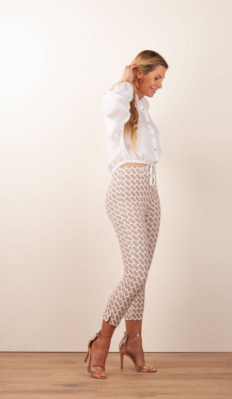 Seductive Hose „Capri“ Beige | Puder | Weiß Super Sparpreis
