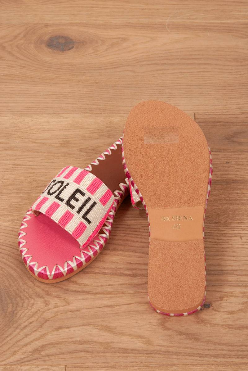 De Siena Sandale Pink | Weiß JETZT KAUFEN