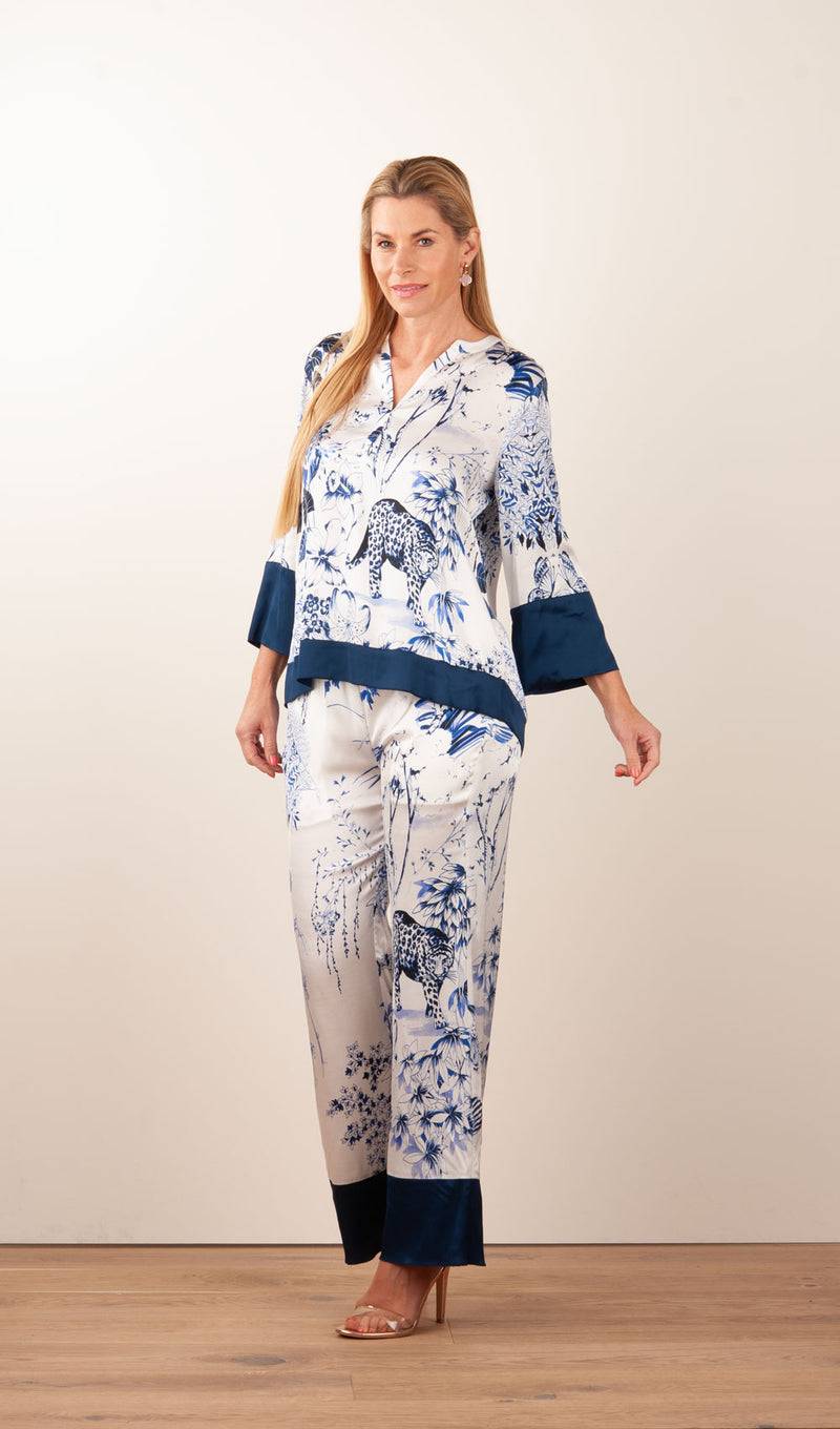 Grace Hose Blau | Grün | Multicolor Nur für heute