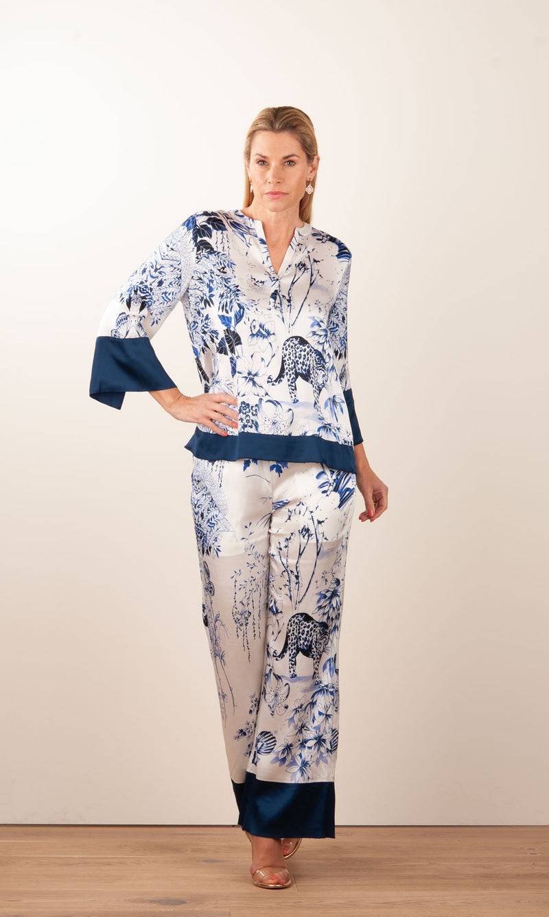 Grace Hose Blau | Grün | Multicolor Nur für heute