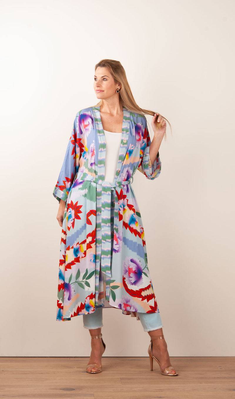 IVI Collection Kimono Multicolor Im Verkauf