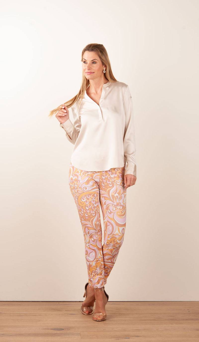 Seductive Hose „Sabrina“ Puder | Orange | Multicolor zollfrei