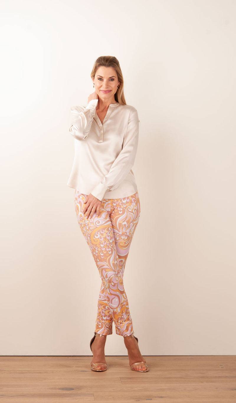 Seductive Hose „Sabrina“ Puder | Orange | Multicolor zollfrei