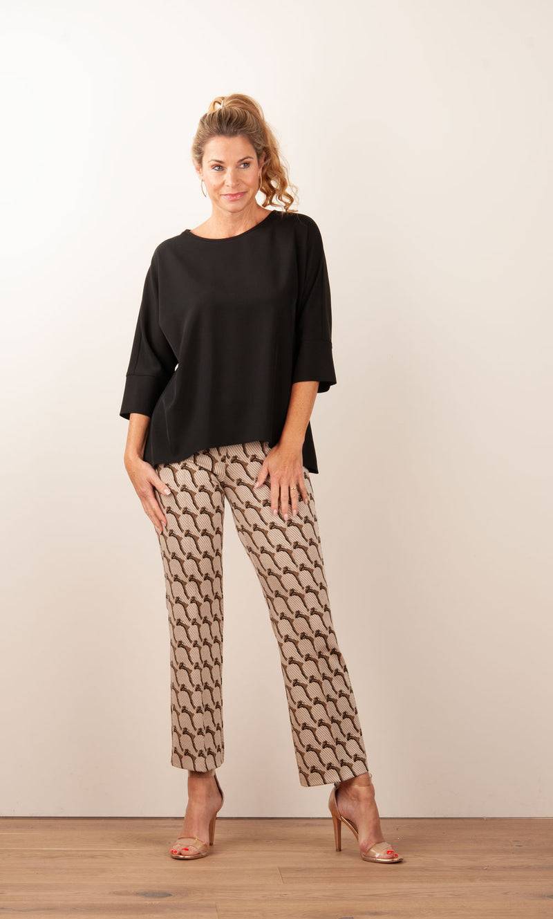 PIU&PIU Blusenshirt Schwarz Outlet