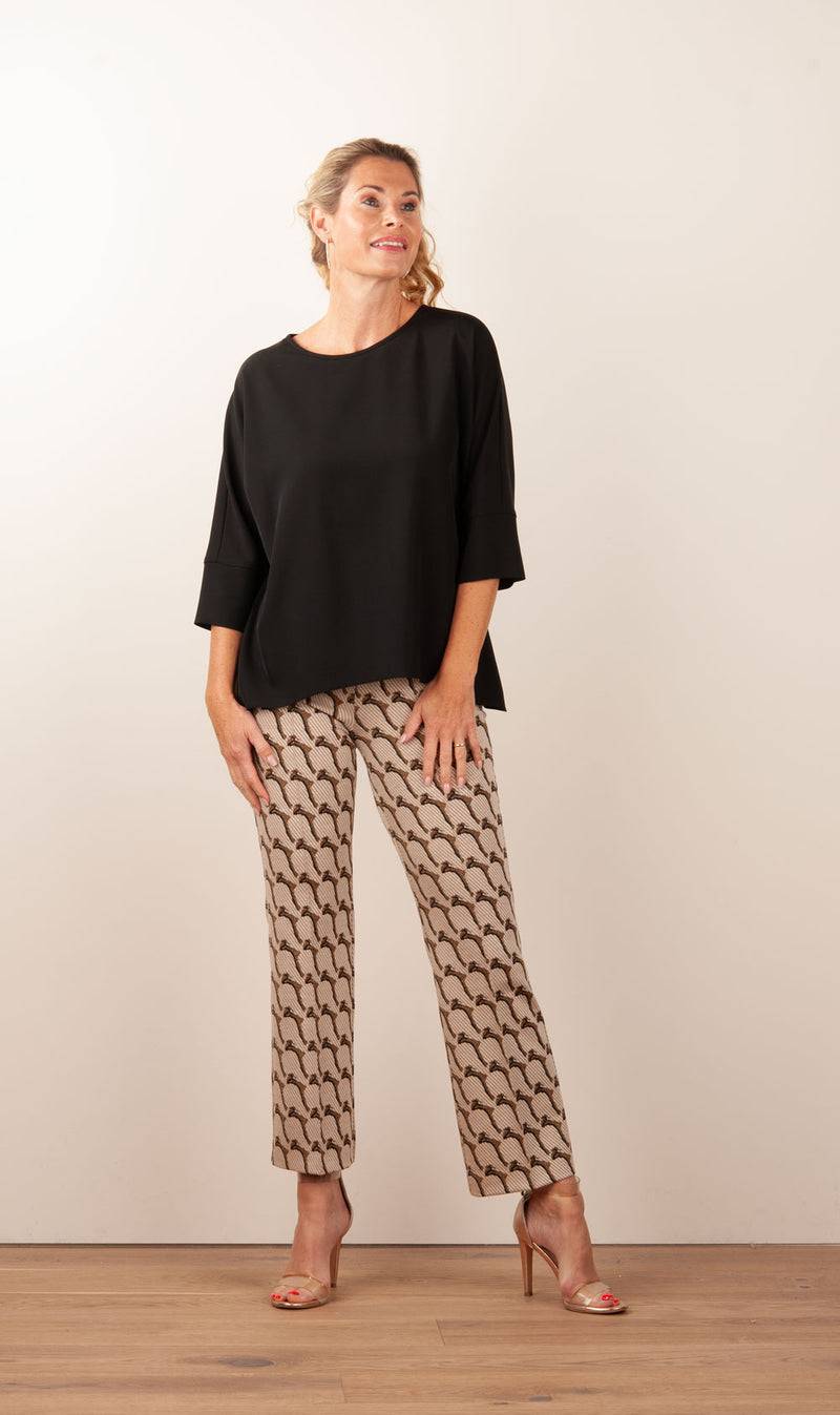 PIU&PIU Blusenshirt Schwarz Outlet