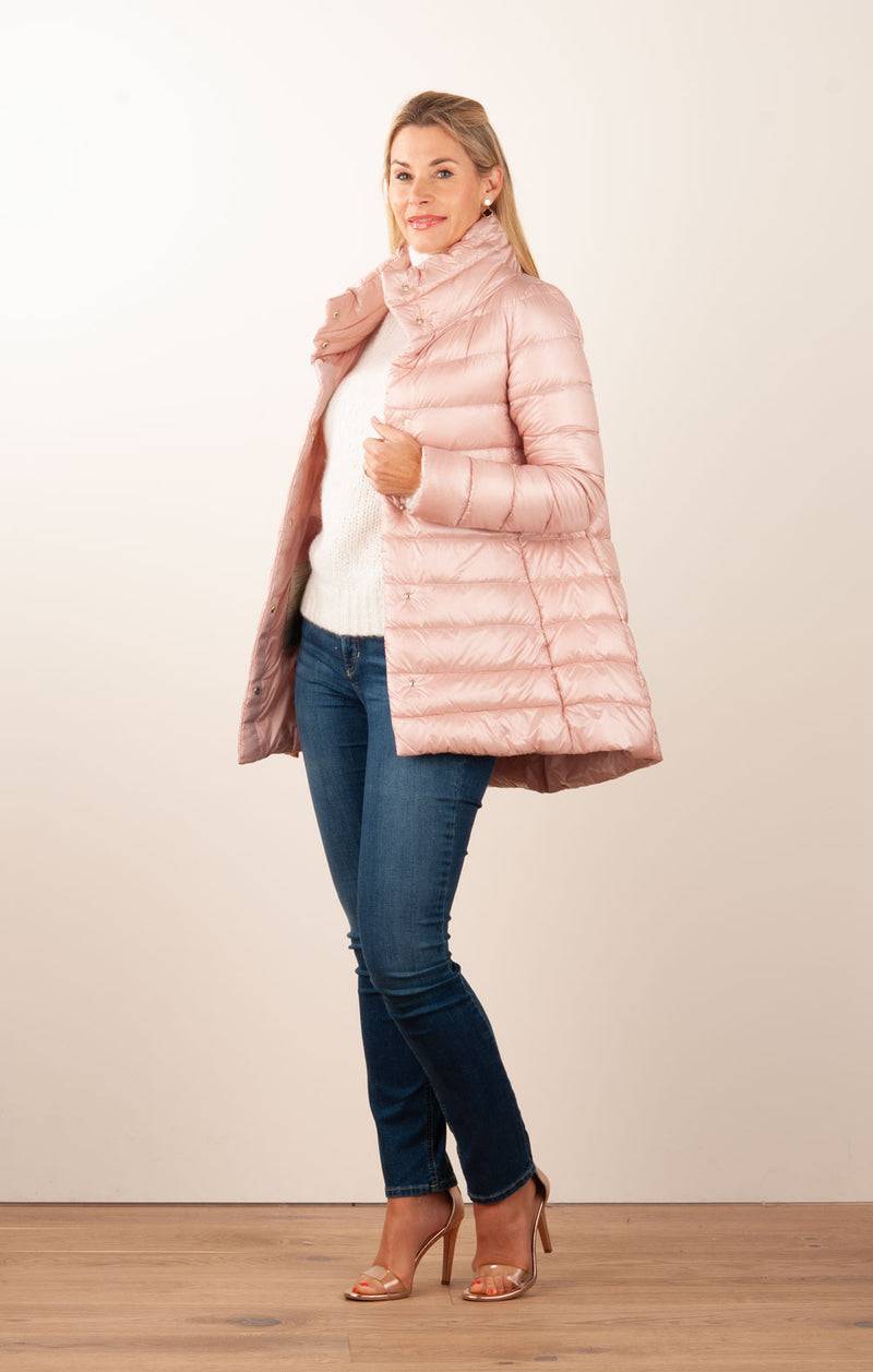 Herno Daunenmantel Rosa Flash Sale