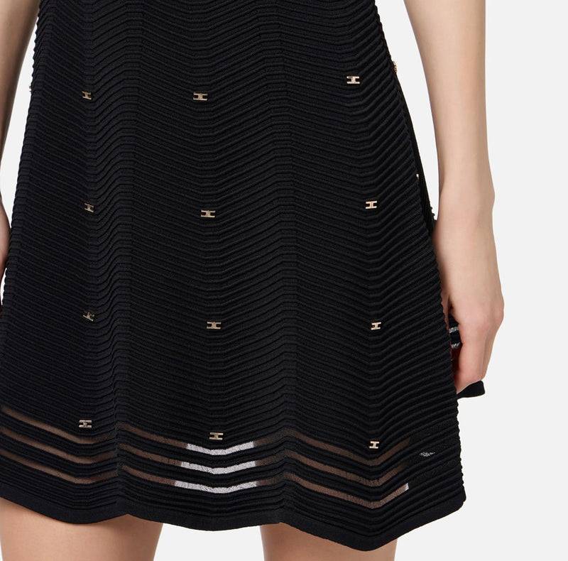 Elisabetta Franchi Kleid Schwarz Online Outlet