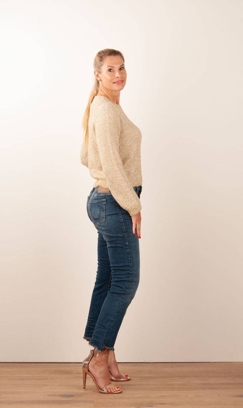 fleur Pullover Gold Saisonale Angebote
