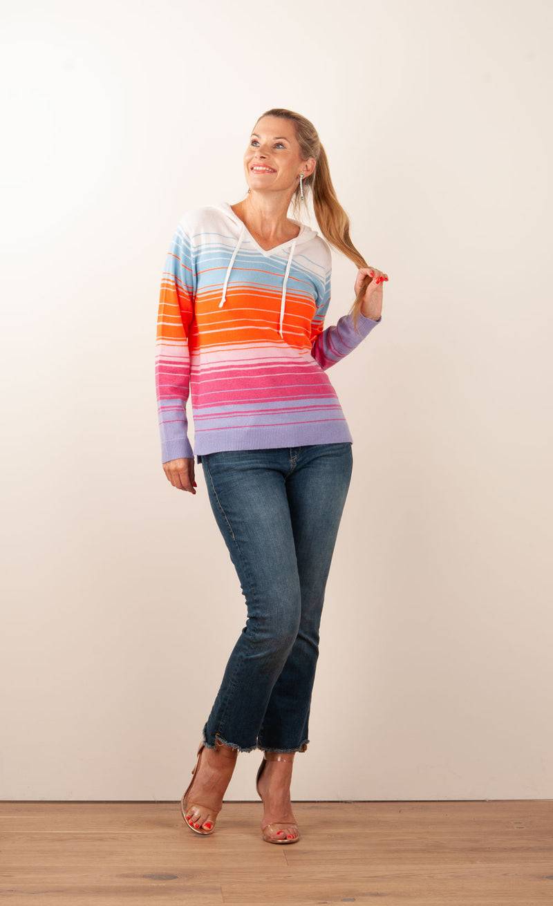 Kitted in Cashmere Kaschmir Pullover Orange | Blau | Multicolor Kauf eins, bekomm eins gratis