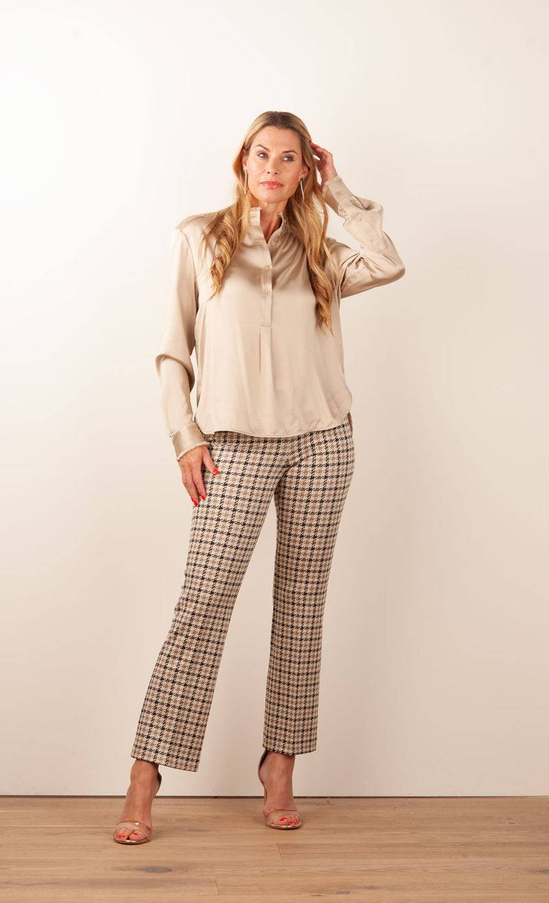 Herzensangelegenheit Bluse Beige Discount Store für neue Produkte