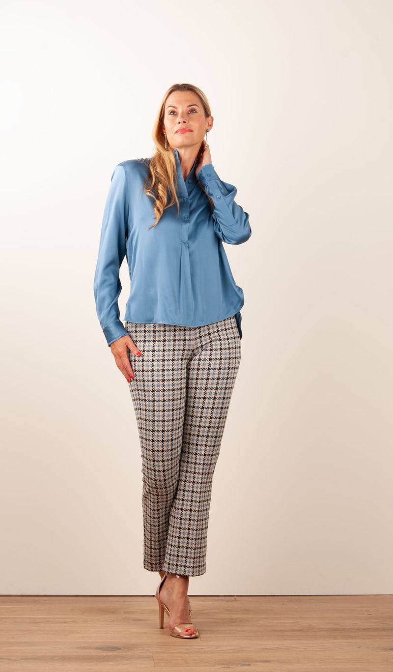 Herzensangelegenheit Bluse Jeansblau Nur noch ein Tag übrig