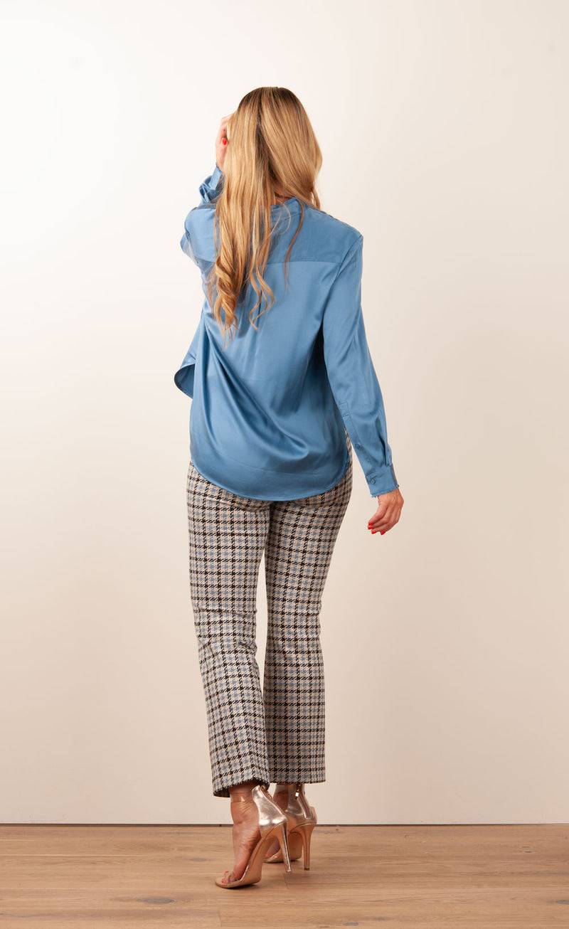 Herzensangelegenheit Bluse Jeansblau Nur noch ein Tag übrig