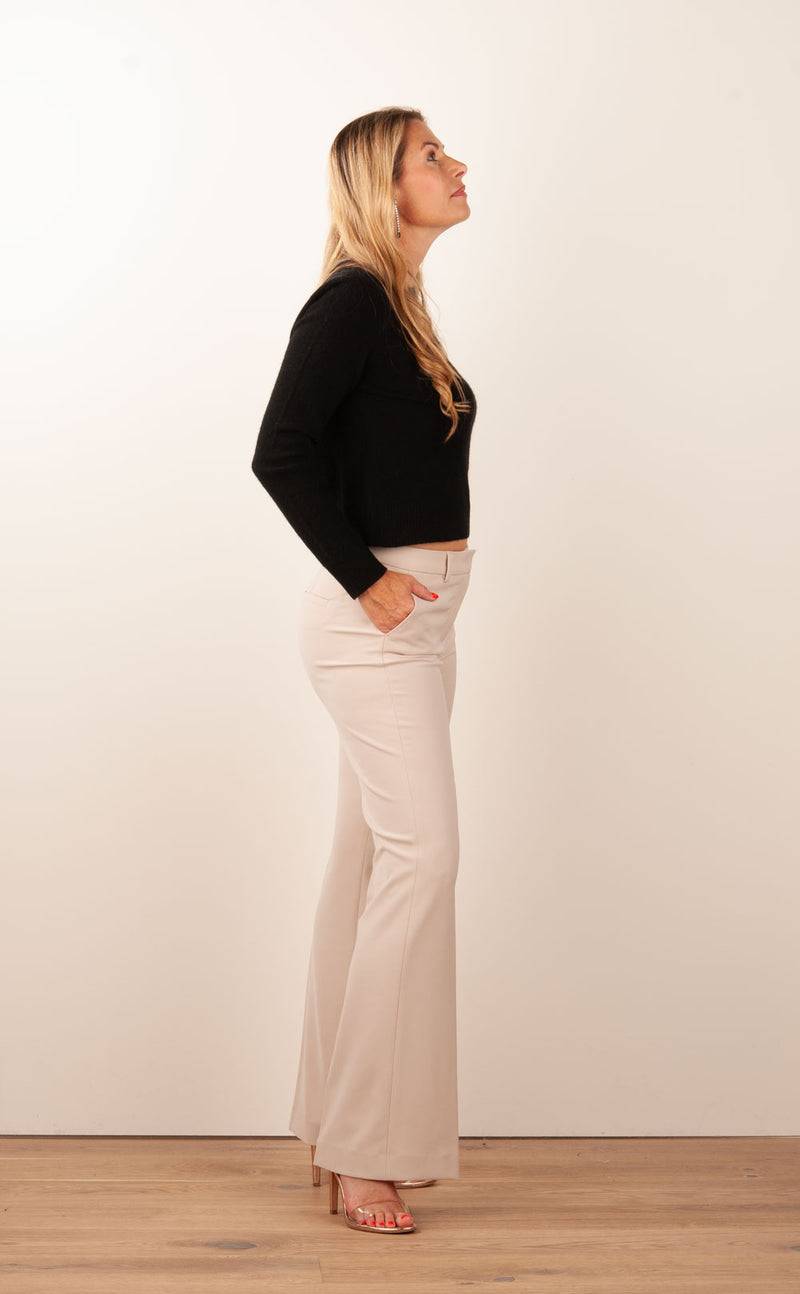 fleur Kurzer Kaschmir Pullover Schwarz Begrenzt auf 3 Tage