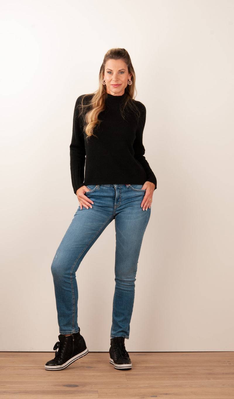 fleur Kaschmir Pullover Schwarz Blitzverkäufe